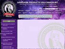 Tablet Screenshot of hairgasm.com
